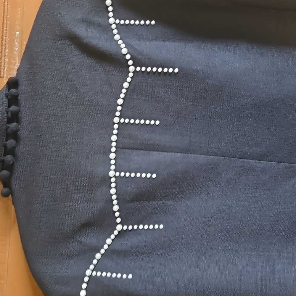 Sister Jane Black Jacket with White Accents - Picture 12 of 14